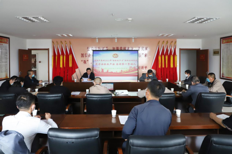 扛起安全責(zé)任 筑牢安全防線&mdash;&mdash;集團(tuán)安委會(huì)召開2022年第6次安全生產(chǎn)會(huì)議